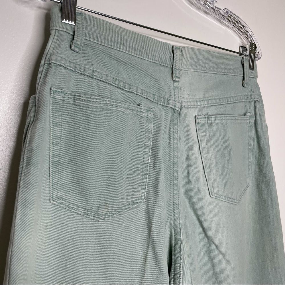 Wranglers for Her VTG cotton light aqua green color denim mom‎ jeans high waist - Picture 5 of 6